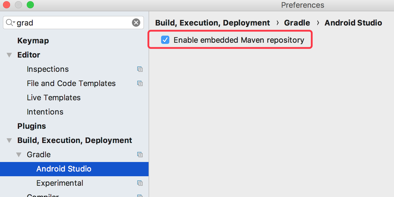 android studio 3. 1 gradle proxy